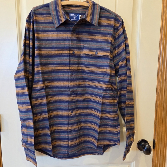 Impact Collection United By Blue Organic hemp Flannel Shirt Men's Medium NEW - Picture 1 of 14